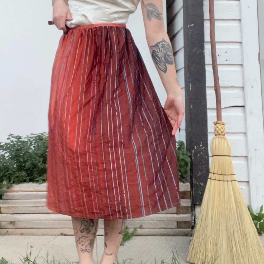 Vintage wrap skirt